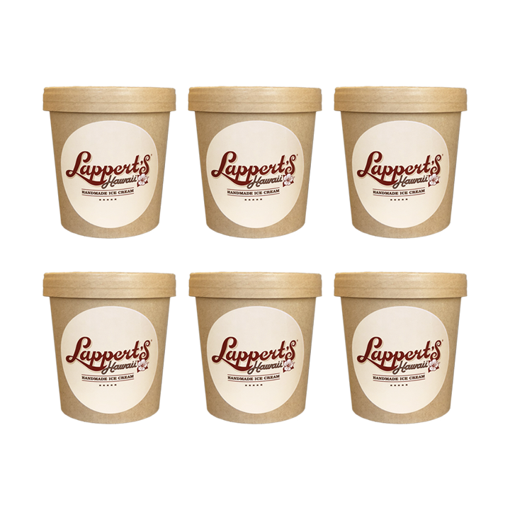 Lappert's Hawaii Hand Packed Ice Cream 6 Pints Choose Your Own