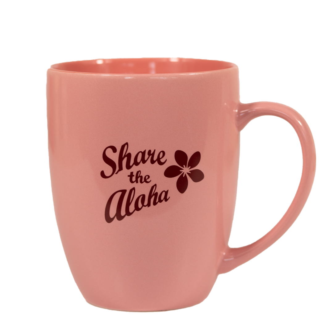 14oz "Share the Aloha" Pink Mug