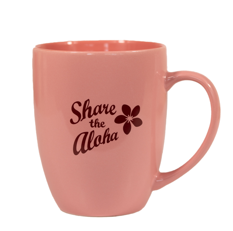 14oz "Share the Aloha" Pink Mug