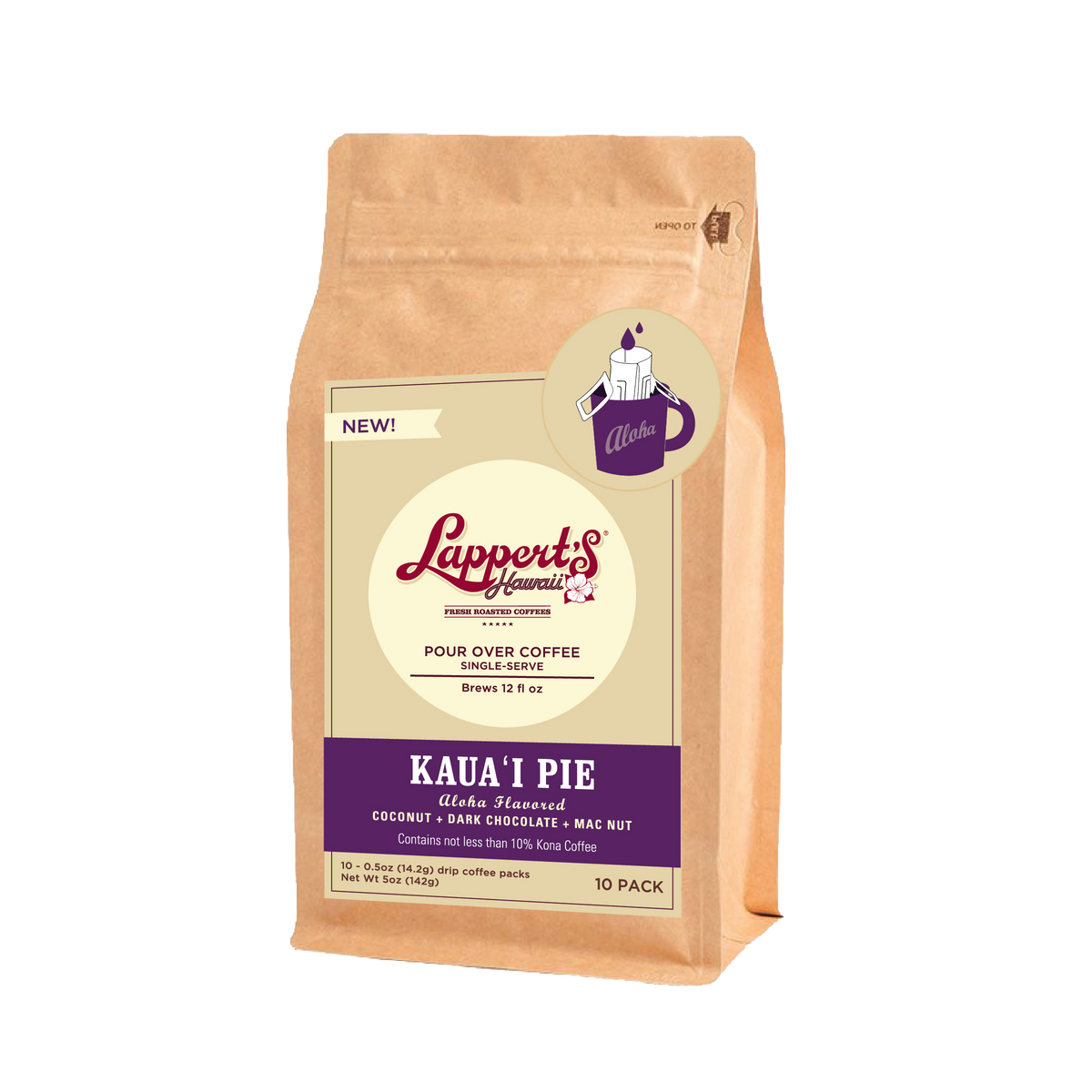 Kaua'i Pie - Pour Over Single Serve 10 pack