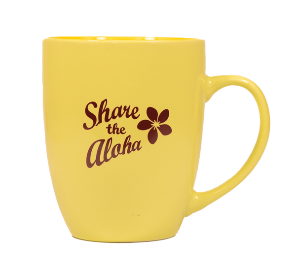 Lappert's Hawaii - Share the Aloha Coffee Mug - Yellow