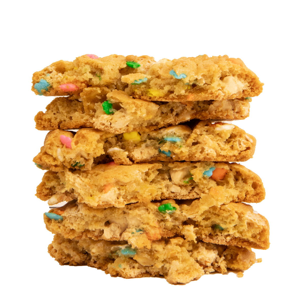 Rainbow Confetti Cookie