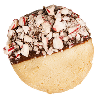 Chocolate Dipped Peppermint Shortbread