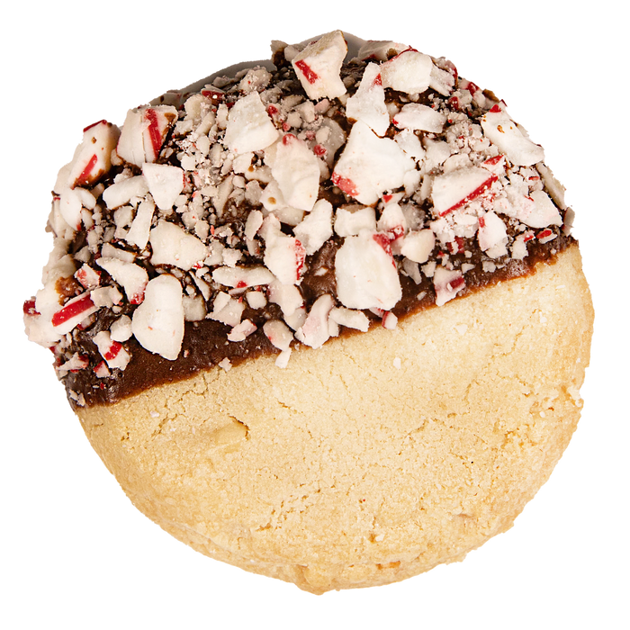 Chocolate Dipped Peppermint Shortbread
