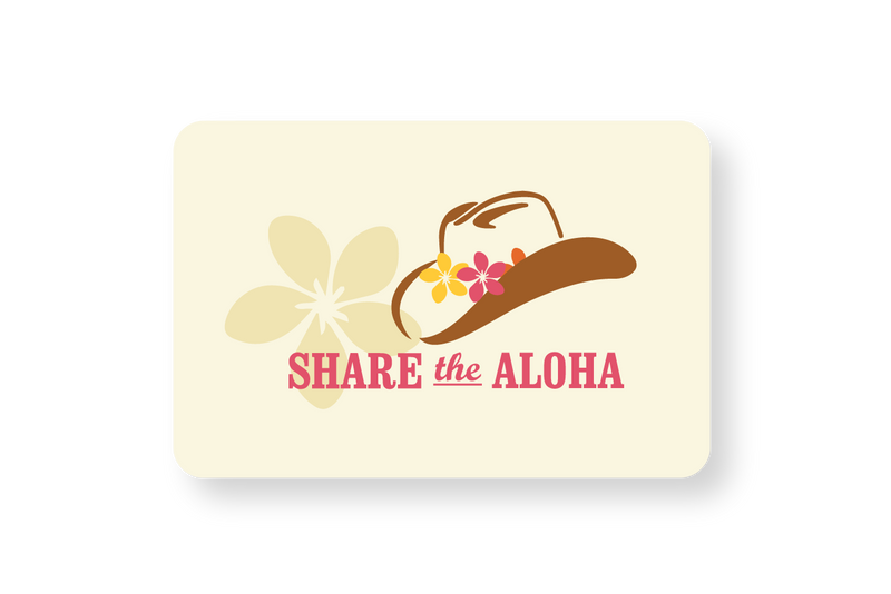Share the Aloha Paniolo Gift Card