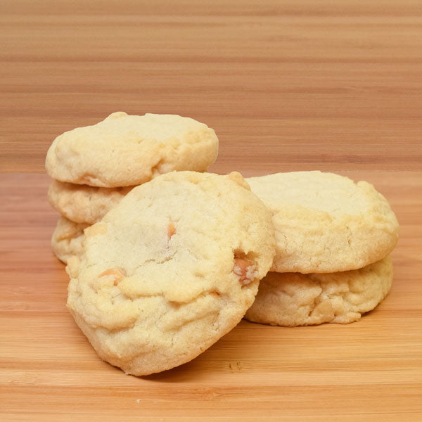Macadamia Nut Shortbread Cookies